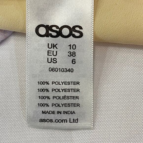 ASOS MATERNITY Stripe Crop Top Maxi Dress Size 6 - Picture 6 of 7